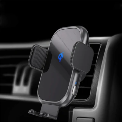 Input 2022 Suporte de carregamento para carro de telefone Clássico Fixação automática Sensor inteligente Carregador de carro sem fio