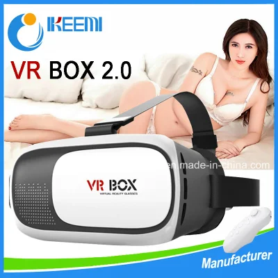 Fornecimento de fábrica 3D Head Mount Vr Box 2ª Geração Óculos de Realidade Virtual Vr e Controle Remoto Bluetooth