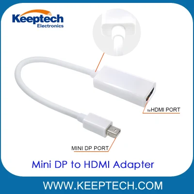 Cabo Adaptador Mini Dp para HDMI para MacBook PRO Air Thunderbolt