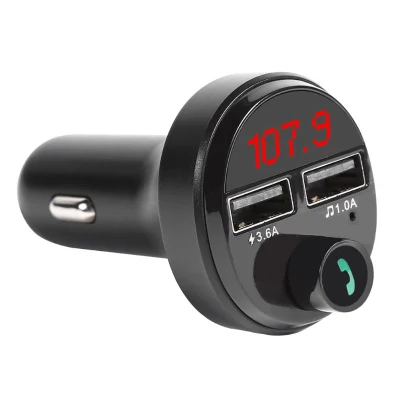 A615 Transmissor FM Bluetooth Handsfree Car Kit Áudio MP3 Player 2 USB + 1 TF Car Charger