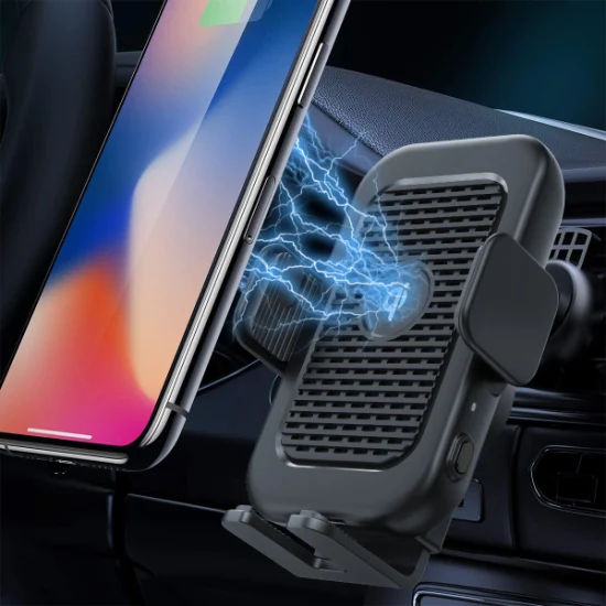 Carregador de carro sem fio Input Kc com ventilador de resfriamento tipo C Carregador de telefone sem fio com ventilador de resfriamento para Samsung Z Flip 3 4 5 Fold